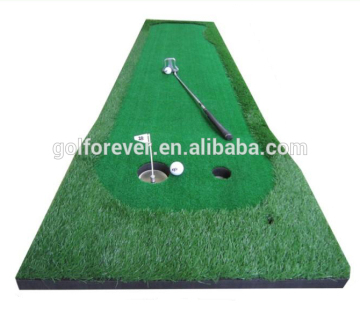 0.5*3m portable golf putting mat with slope design