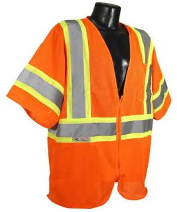 Custom short-sleeved reflective safety clothing