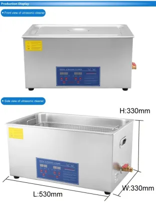 30L Ultra Sonic Cleaner with Basket for Jewelry Ultrasonic Cleaning