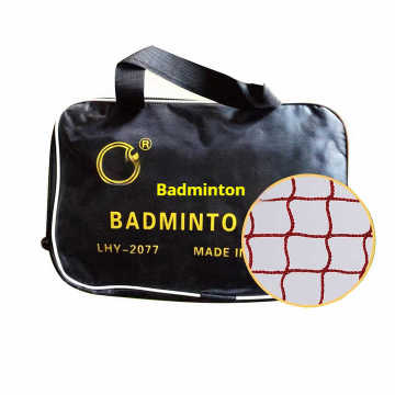 All-In-One Badminton and Tennis Racket Net Set with Foldable Frame and Heavy Base