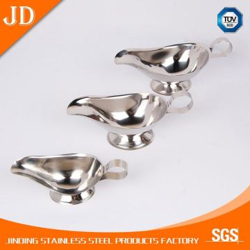 Wholesale handmade stainless steel custom gravy boat
