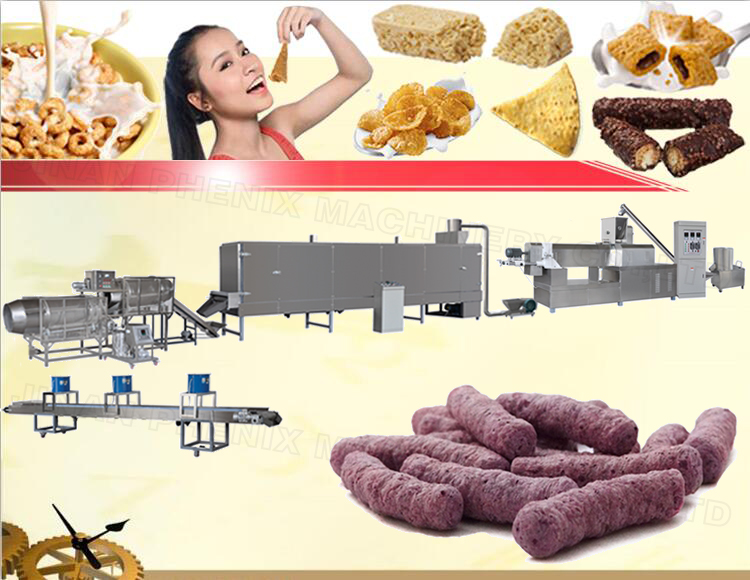 Puffing Snack Corn Automatic Puffed Rice Machine Prices, High Quality ...