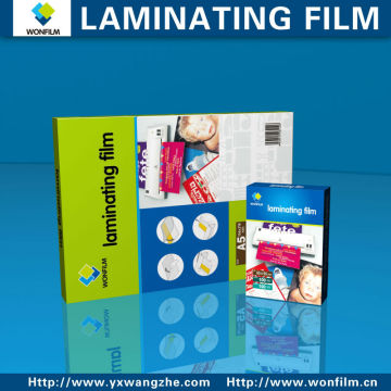 glossy laminating pouch film