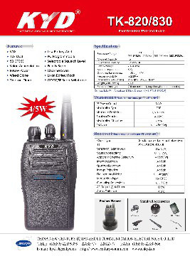 Kydera portable two-way radio