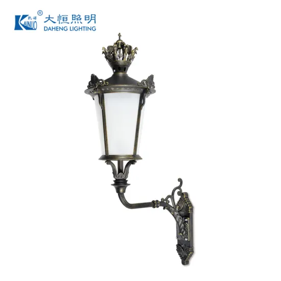 American Style Classic Simple Design Clear Glass Outdoor Wall-Mounted Garden Light