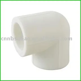 durable and heat resisting plastic 90 degree bend pipe