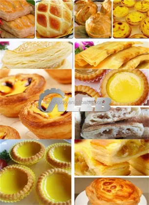 Electric Puff Pastry Dough Roller Pressing Machine for Bakery Industry