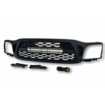 ABS Car Bumper Mesh TRD Grille with Lights for Toyota Tacoma 2001-2004