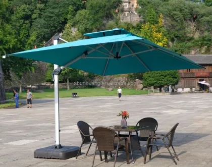 Hot Sale Promotional Outdoor Colorful Furniture Umbrellas