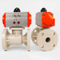 Desain Katup Bola Flange Pneumatik Presisi
