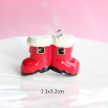 Resin christmas boots charms flatback jewelry for beginners