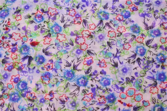 T/C 90/10 printed fabric