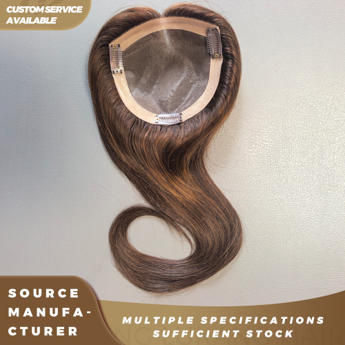 Clip en cheveux humains Balayage Hair Topper