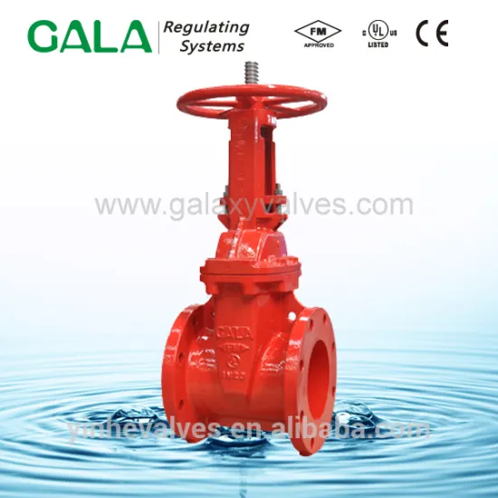 UL FM approved stem gate valve for fire protection