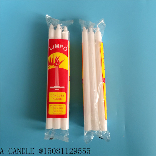 Johannesburg Market 400g Hiasan Putih Fluted Lilin