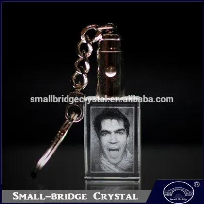 Hot Sale Crystal Keychain Christmas Decorations Glass Ornaments