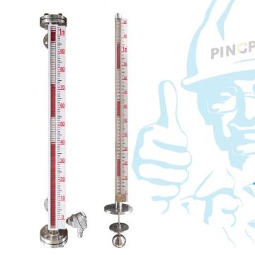 Remote explosion-proof level gauge