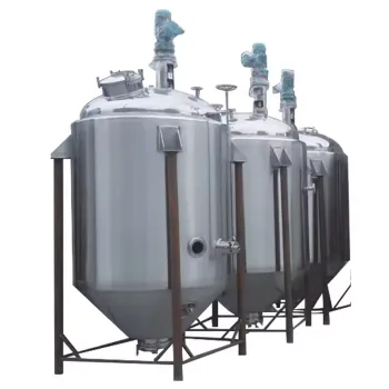 High Quality Stainless Steel 304 316L Reactor Tank for Alcohol Sinking Precipitation (100-20000L)