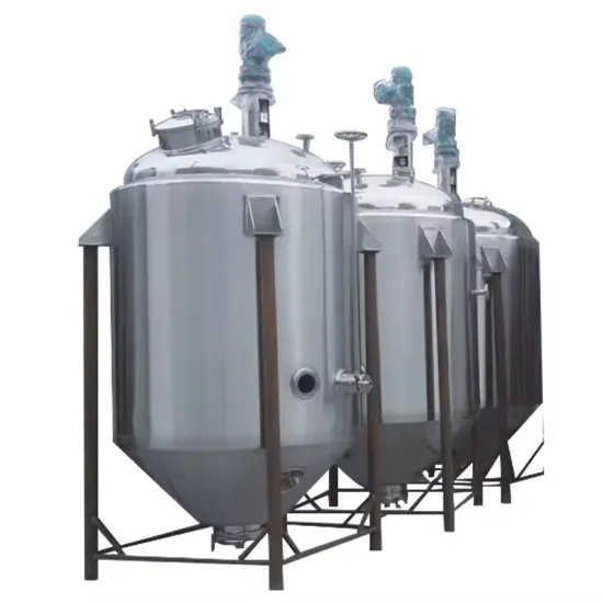 High Quality Stainless Steel 304 316L Reactor Tank for Alcohol Sinking Precipitation (100-20000L)