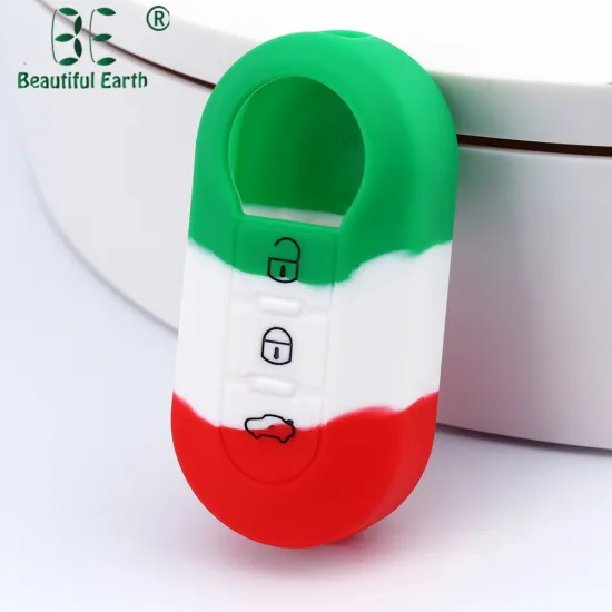 High Quality Silicone Fiat 500 Car Key Cover