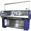 Machine à tricoter rectiligne pour cols