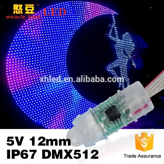addressable IP67 waterproof for outdoor usage full color DC5V 12mm rgb led sign light