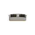 Modern 3 Seater Real leather Sofa For Sale