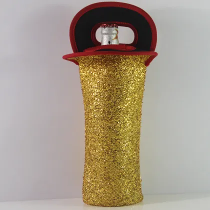 Factory Waterproof Golden Custom Neoprene Wine Holders
