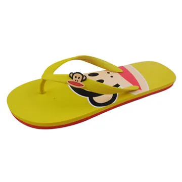 Beach flip flops, rubber upper and EVA outsole, made for Paul Frank, nice to wear