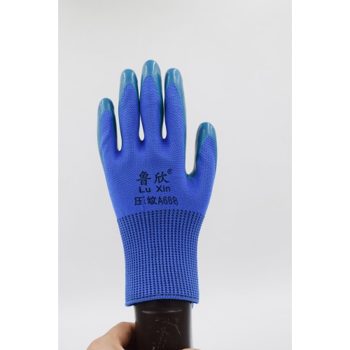 Latex Embossed Protective Gloves