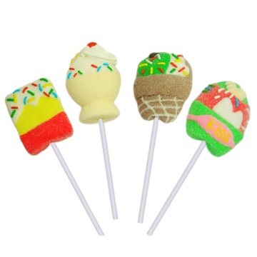 Animated yummy marshmallow head candy supplier