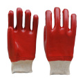 赤いPVC完全にコーティングされた作業用手袋