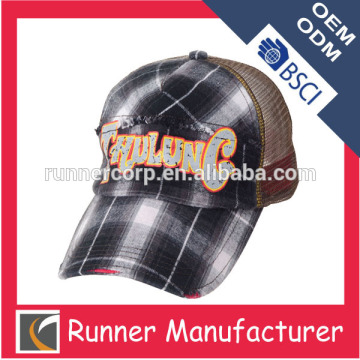 Worn-out caps and hats with printing