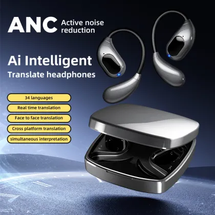 OWS wireless AI intelligent translation earphone