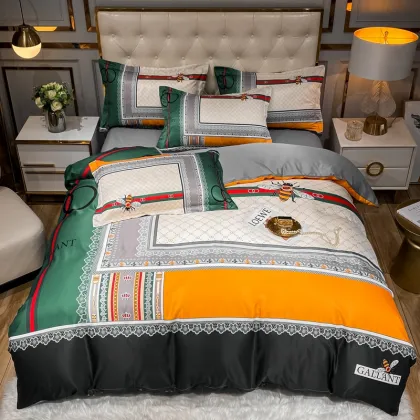 100% washed tencel polyester bedding set