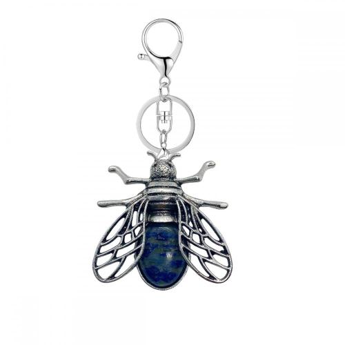 Unique fly molding jewel keychain