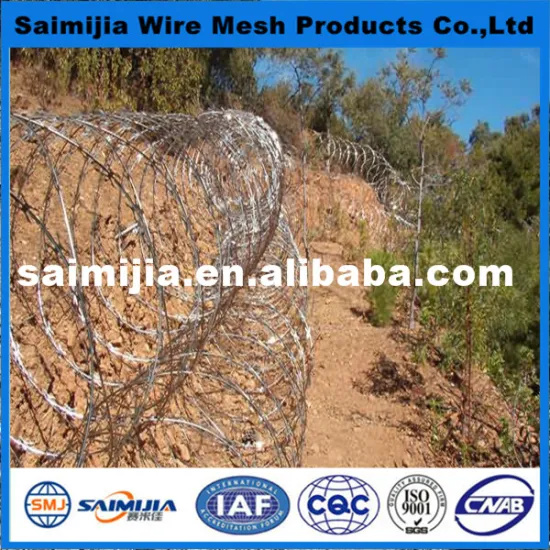 sharp galvanized razor barbed wire