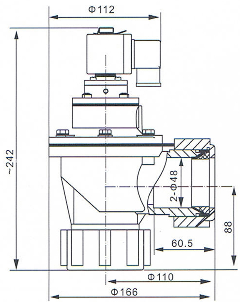 DMF-ZM-40S SBFEC Type Diaphragm Valve