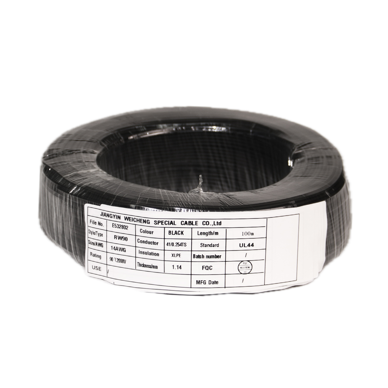 RW90 600V XLPE绝缘单核电缆