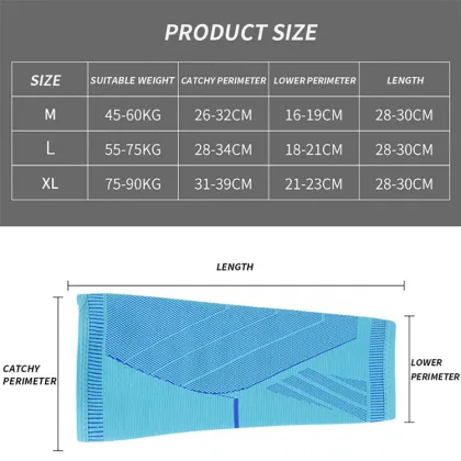 Running Athletics Compression Sleeves Leg Calf Exercise Knee Stabilizer Pads  For Arthritis