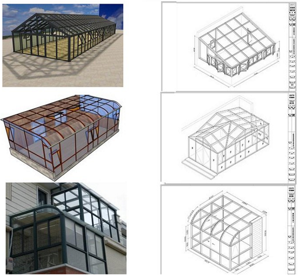 Tempered Insulated Glass House