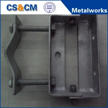 sheet metal stamping part OEM HDG sheet metal fabrication Antenna Mounting Bracket