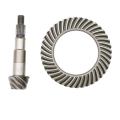 Precision spiral bevel gear crown wheel and pinion