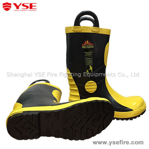 Fireman Firefighting Fire Safety Shoes, High Quality Fireman