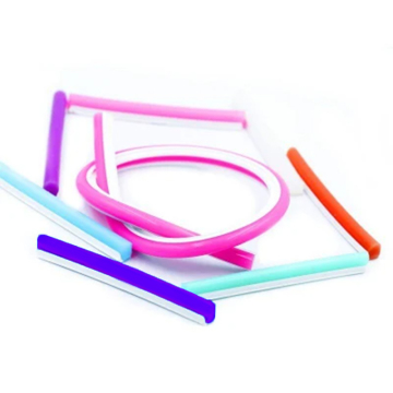 Neon Silicone Tubing for LED Signs: 6mm, 8mm, 10mm, and 12mm Sizes with 12V Flexible S-Shape LED Strips