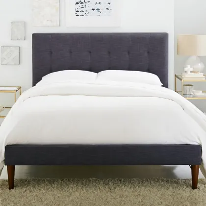 Nordic Simple Wooden Soft Comfortable Bed