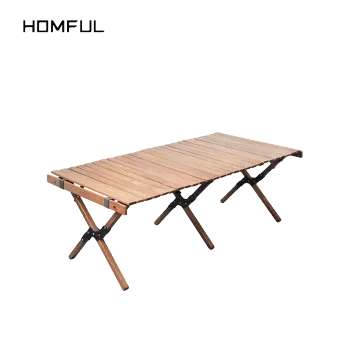 Wholesale Ash Wood Outdoor Folding Camping Table