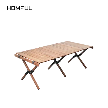 Wholesale Ash Wood Outdoor Folding Camping Table