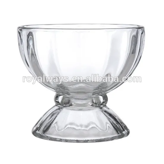 High quality crystal plastic 12 Ounce dessert ice cream serving bowls