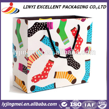 OEM printed paper shopping bag